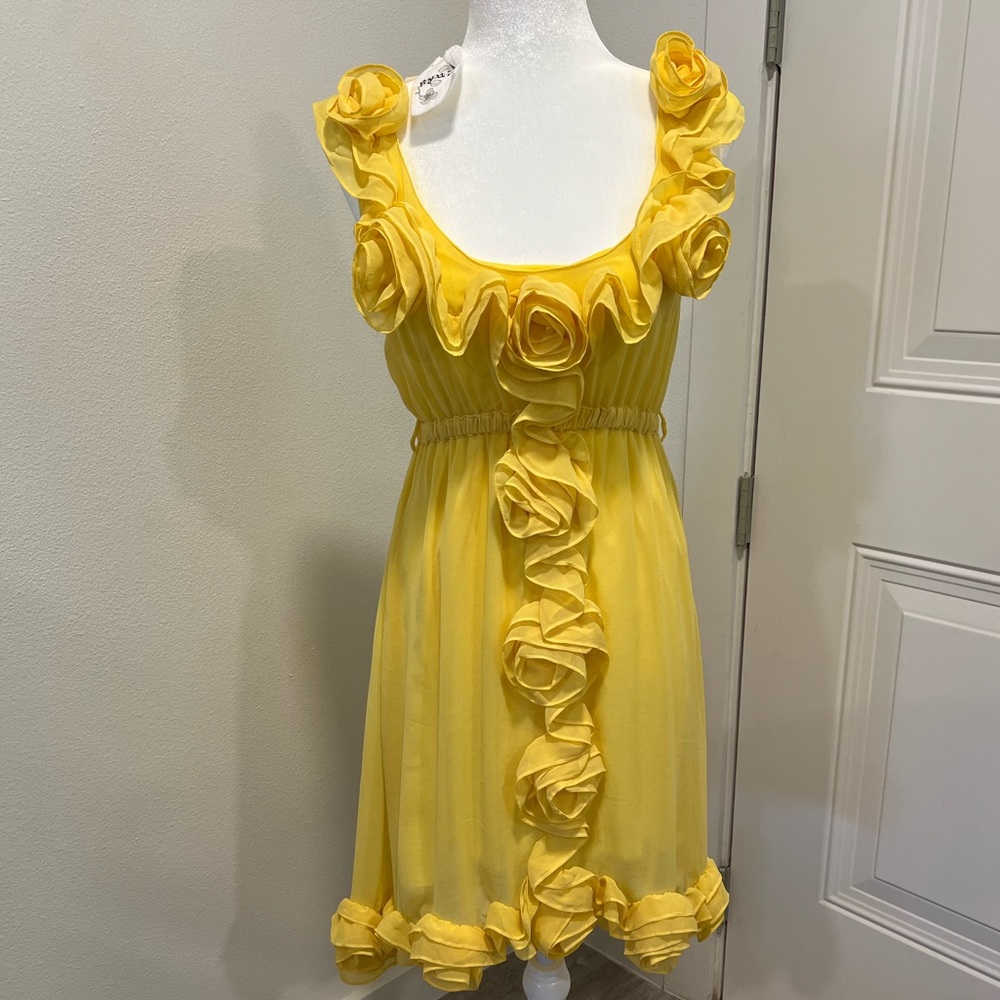 Ryu yellow rose dress